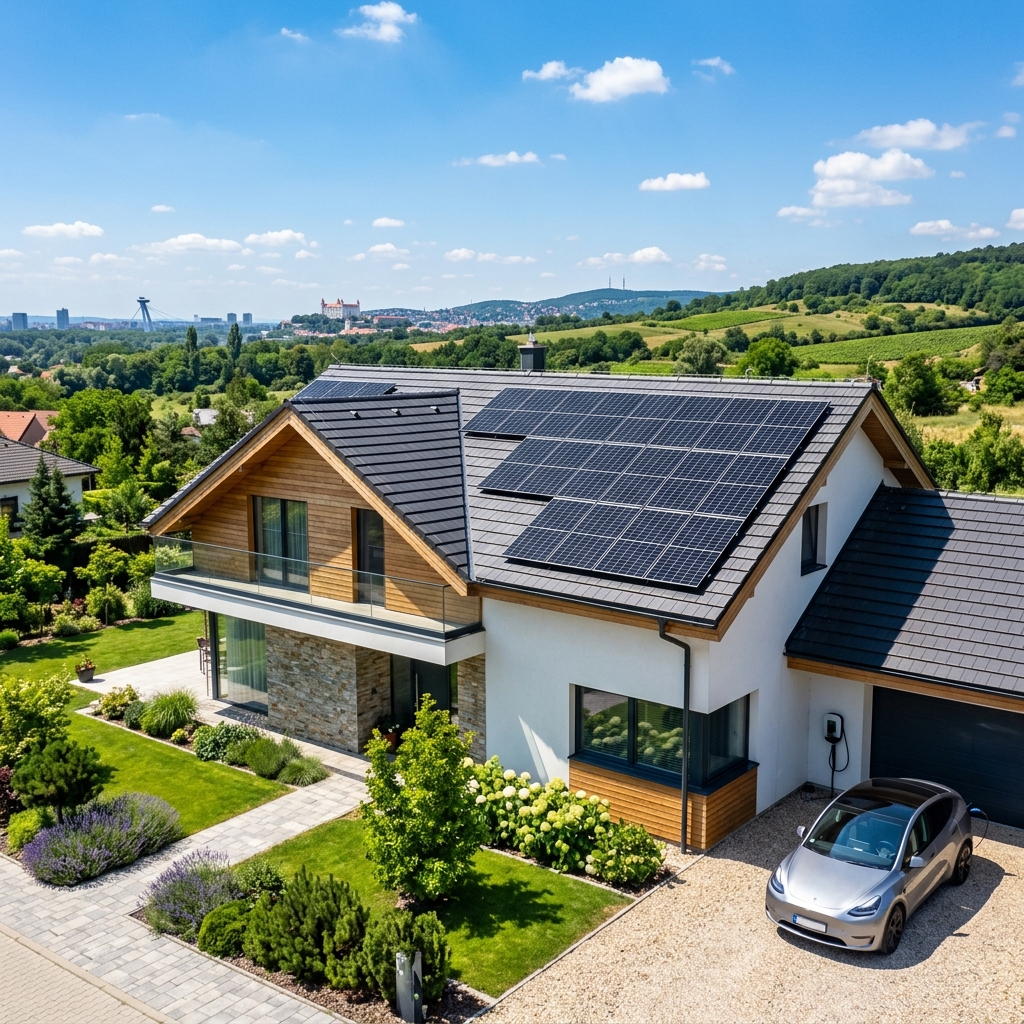 Photovoltaics Bratislava – solar panel installation in Bratislava